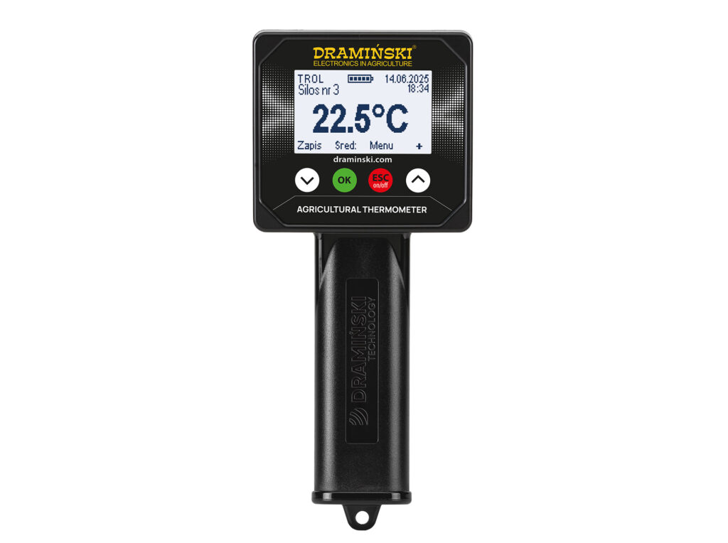 Wytrzymały termometr dla rolnika