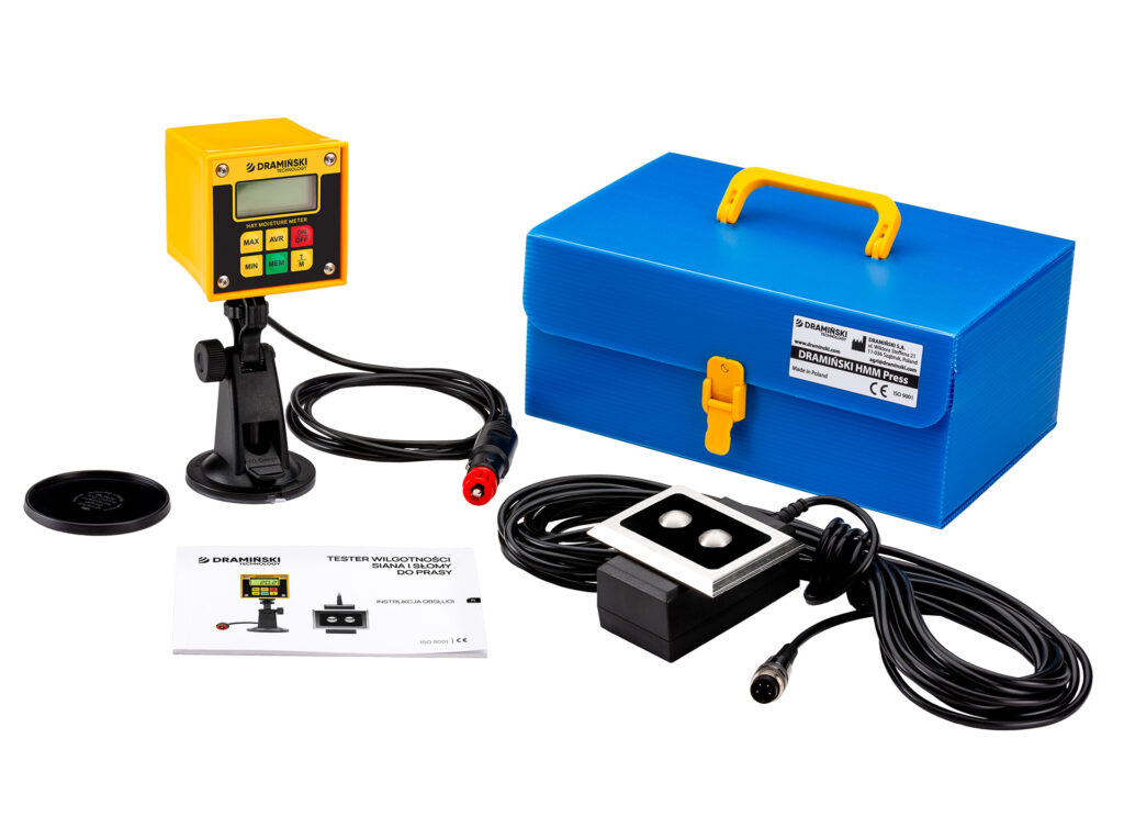 Wilgotnościomierz z wtyczką samochodową 12V zestaw