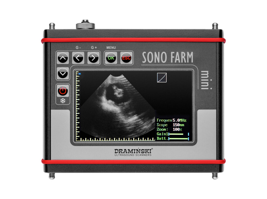 Sonda mechaniczna do ultrasonografu do badania świń, diagnostyka usg w każdych warunkach